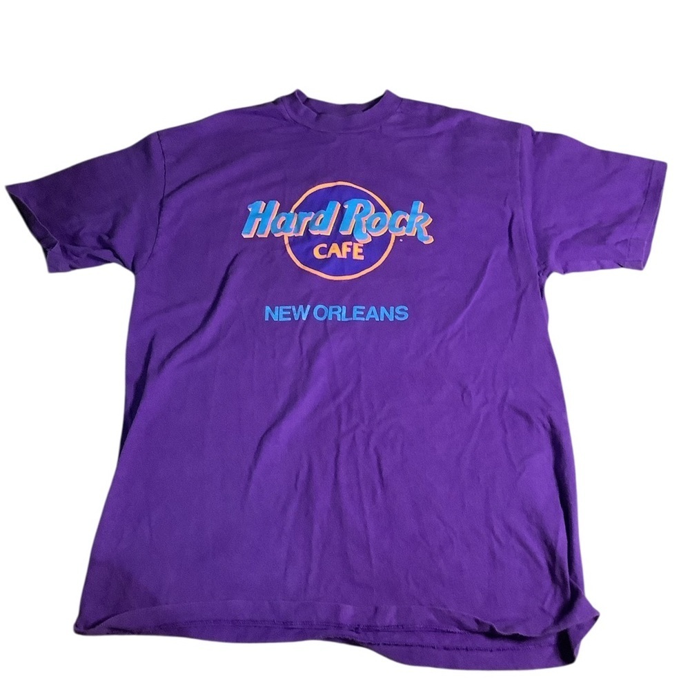 Vintage Hard Rock Cafe New Orleans Purple Men's T-Shirt